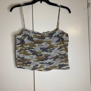 forever 21 camo 3x top